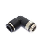 Фітинг L поворотный пластик 1/4''  8x6 мм