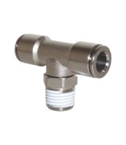 Фітинг ТC 1/4'' поворотний метал 8x6 мм