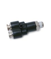 Фітинг Y поворотний пластик 1/8'' 8x6 мм