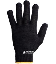 Рукавички трикотажні робочі з ПВХ крапкою